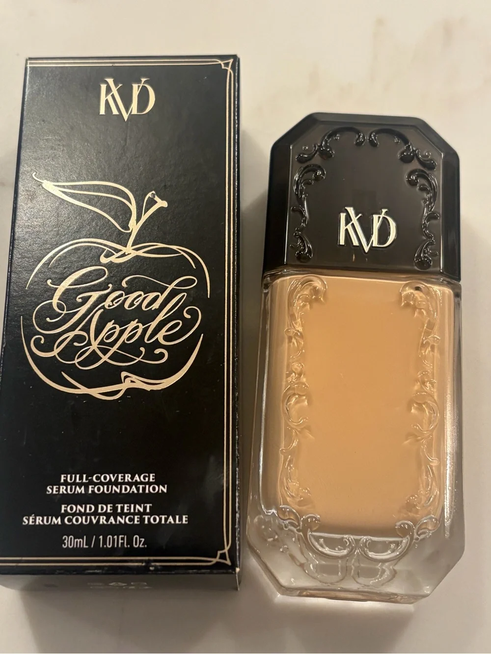 KVD Good Apple Full-Coverage Serum Foundation - Black & Gold